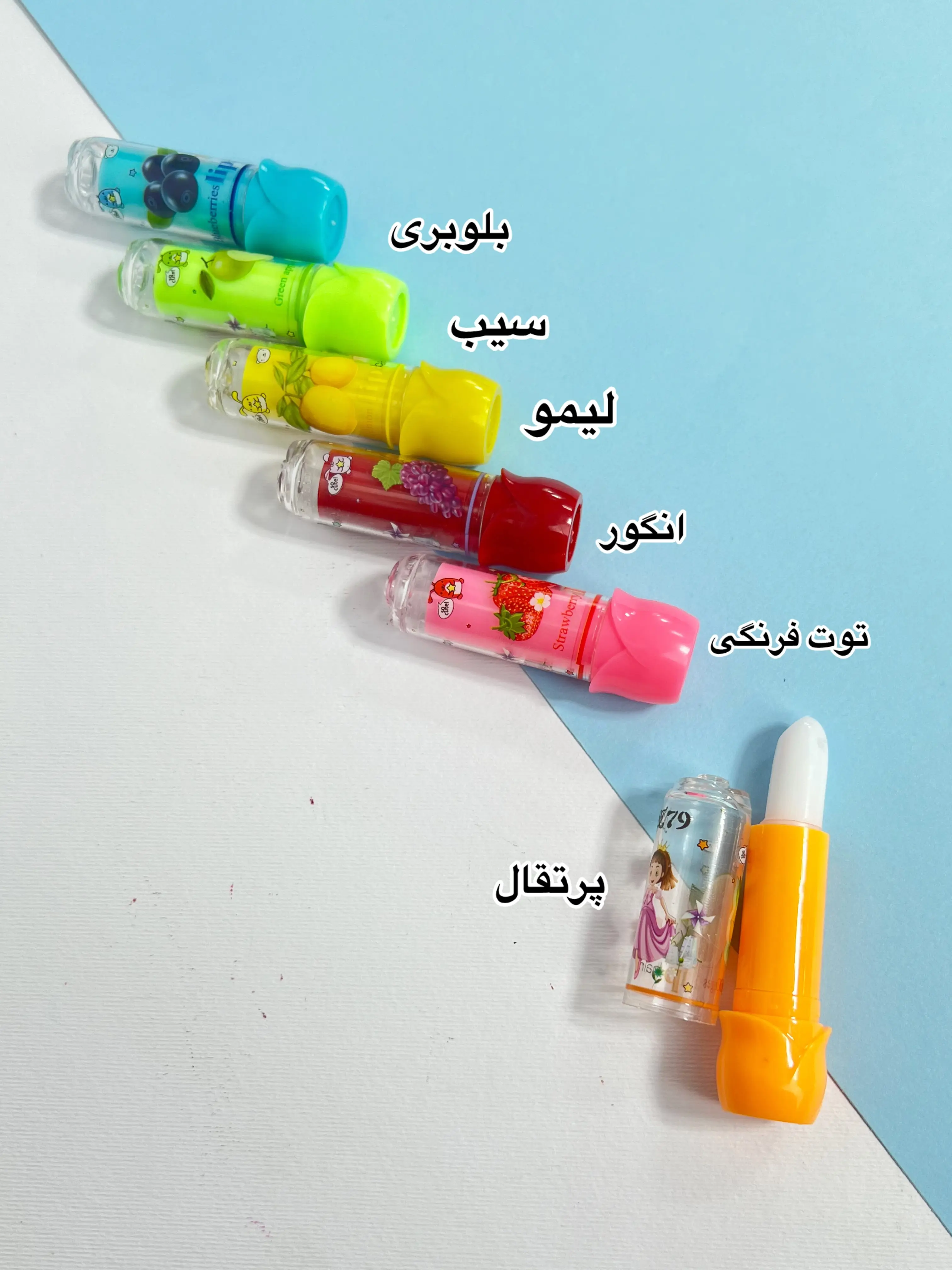 بالم لب بی رنگ میوه ای(پرنسس)