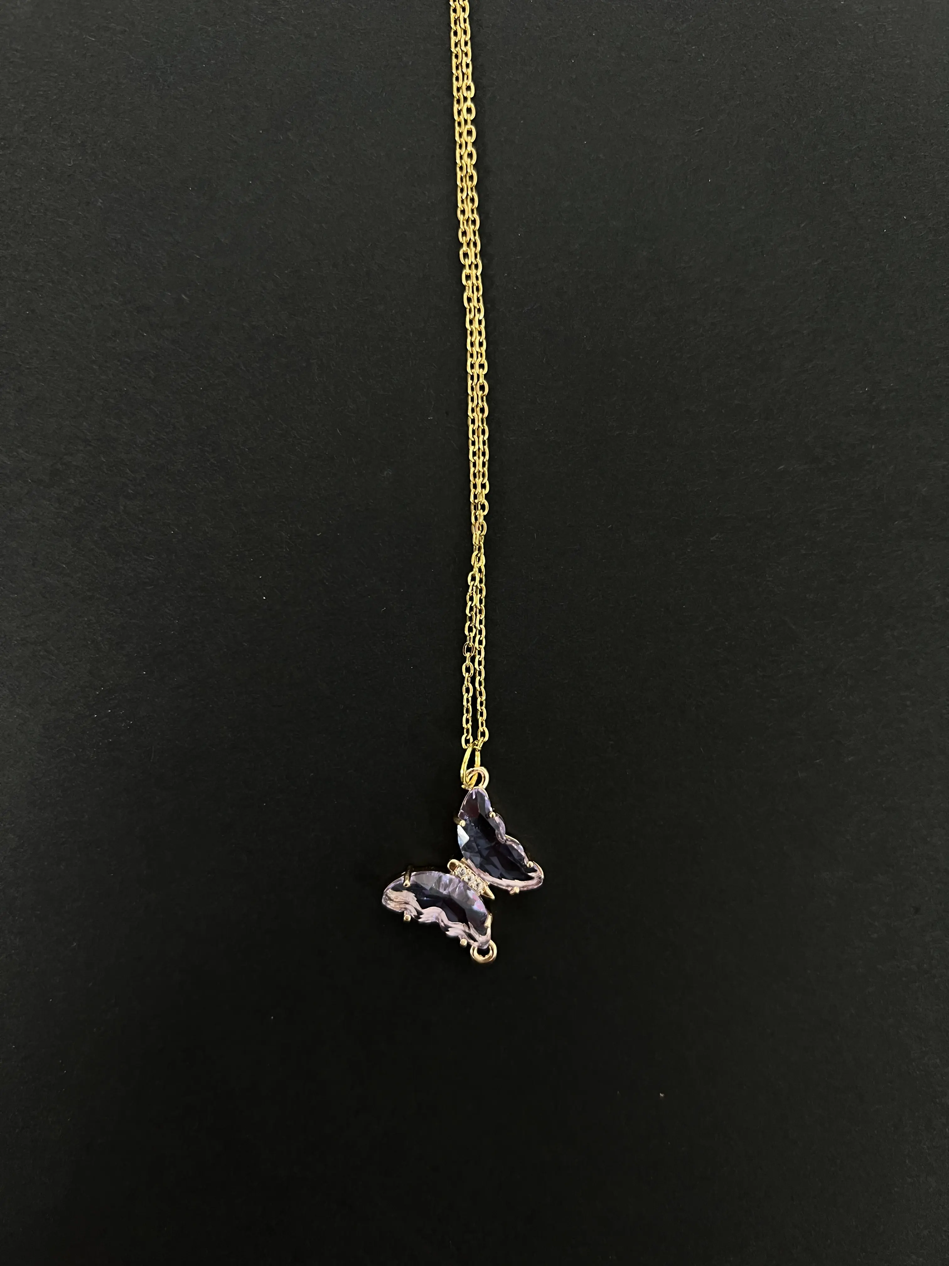 گردنبند پروانه طلایی