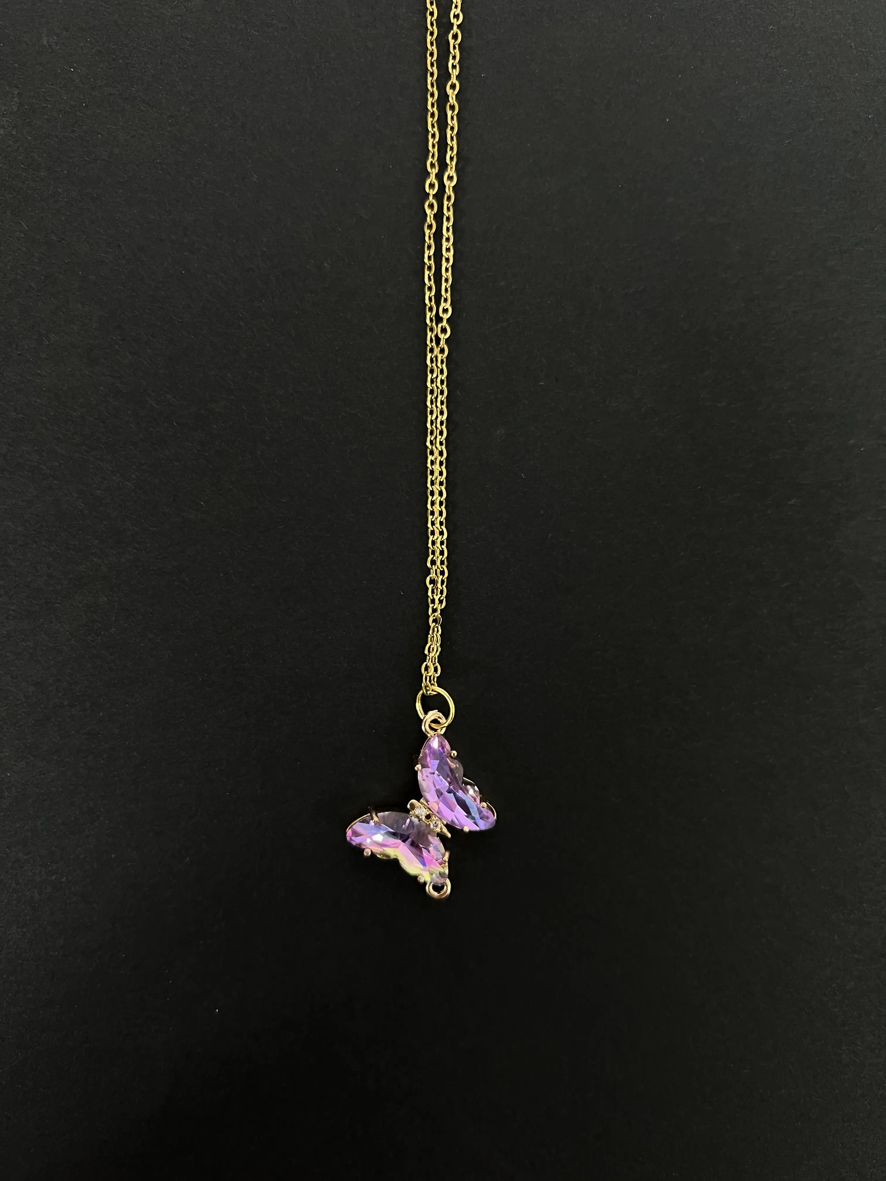 گردنبند پروانه طلایی