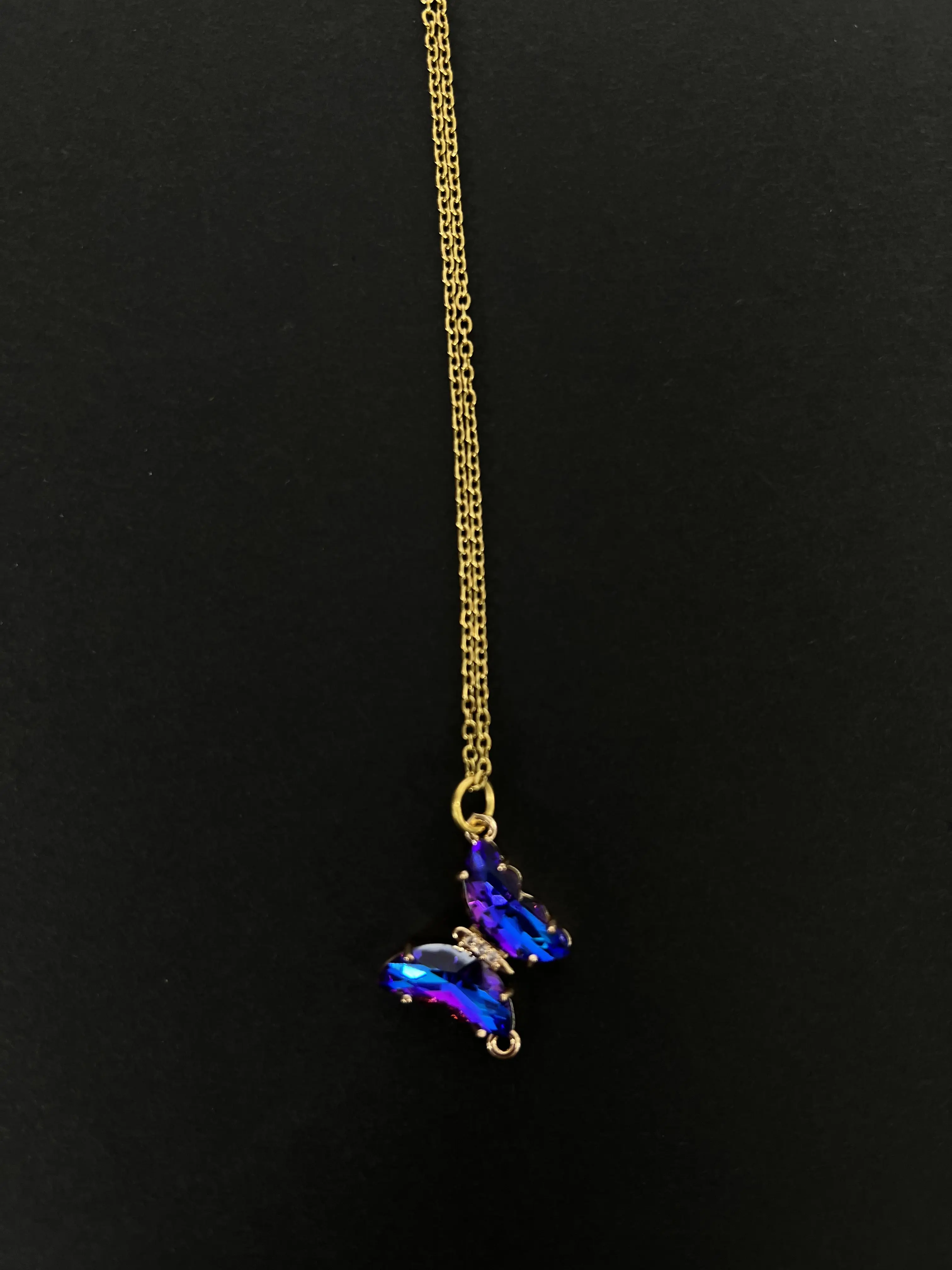 گردنبند پروانه طلایی