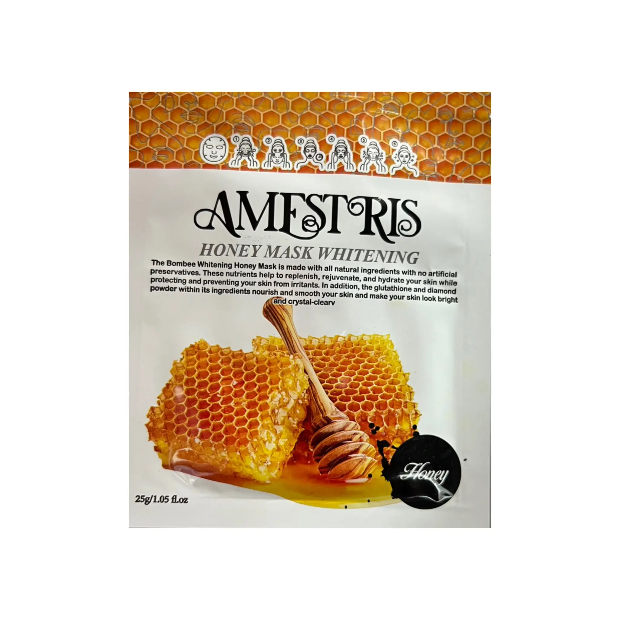 ماسک ورقه ای عسل